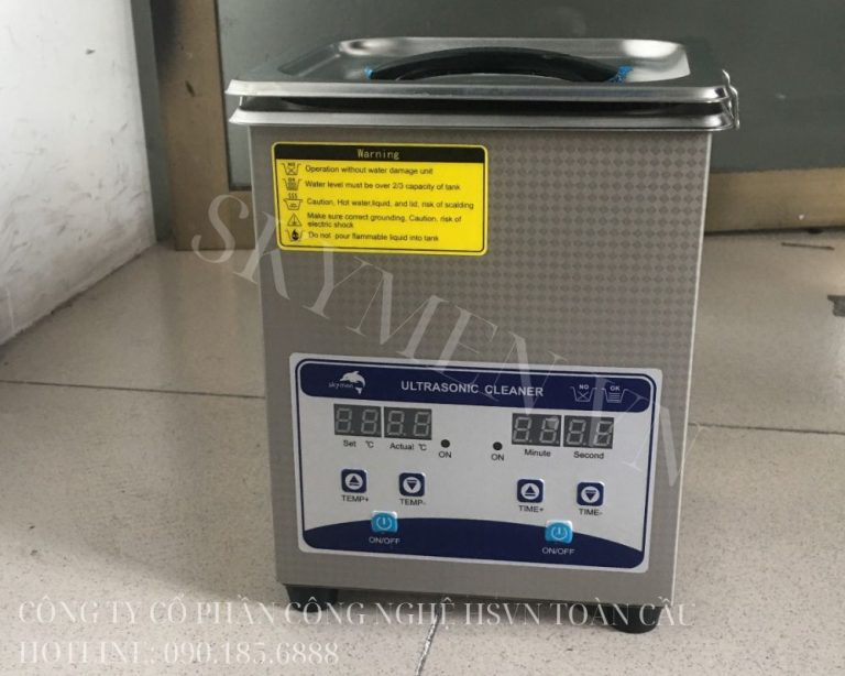 Làm sạch đầu máy in với bể rửa siêu âm Skymen JP-010s