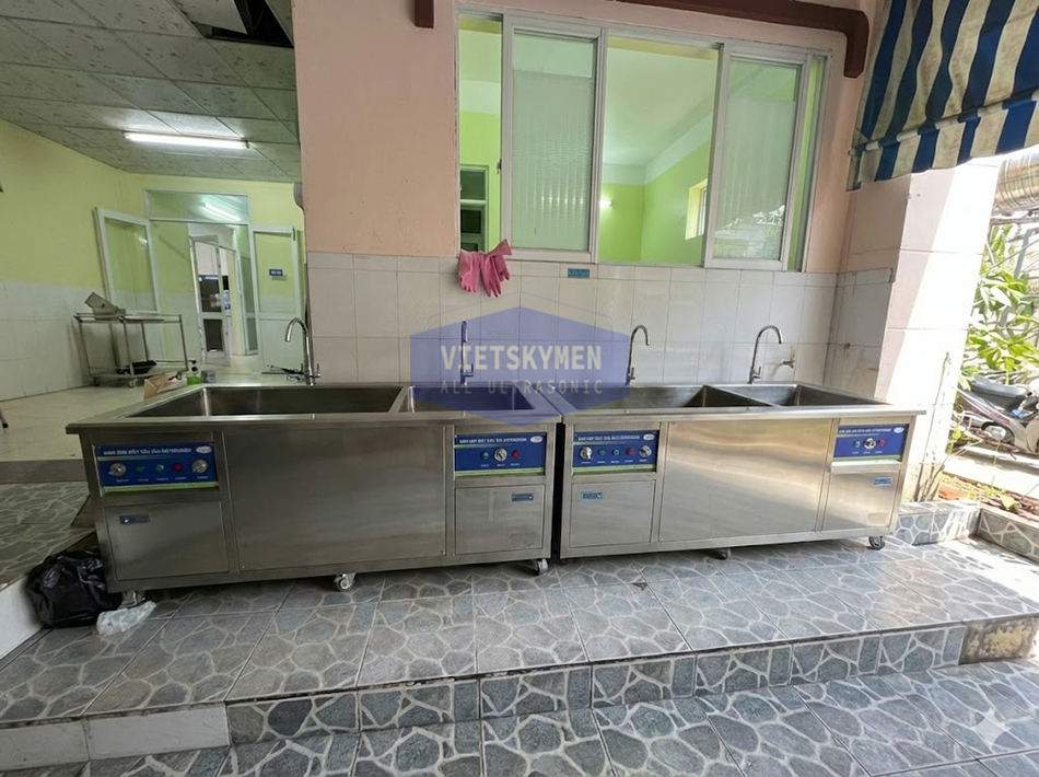 máy rửa bát siêu âm
